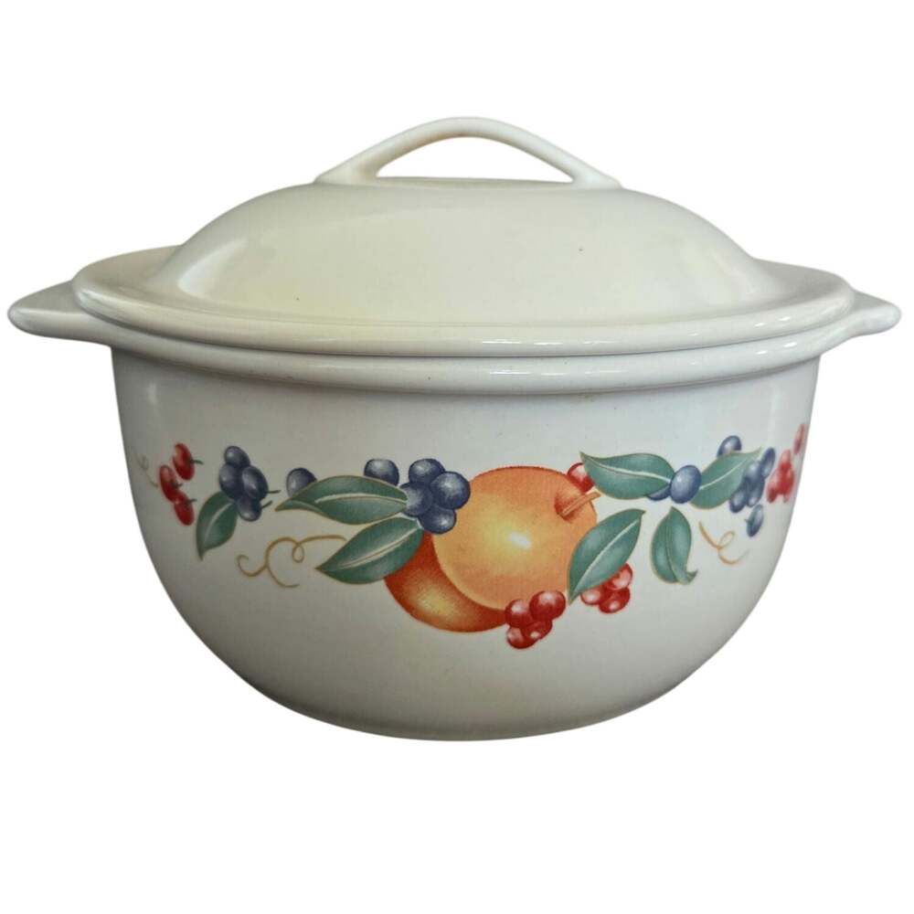 VTG Corelle Coordinates Abundance stoneware casserole dish 1.5 quart